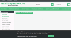 Desktop Screenshot of mobilkiegeszitok.hu